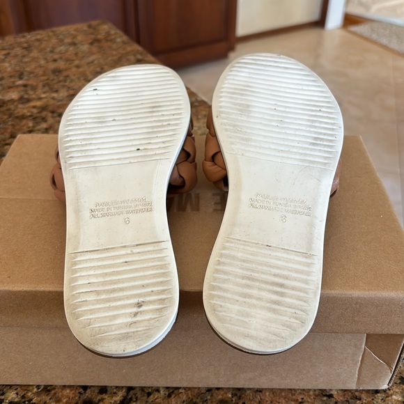 Steve Madden Paislee Braided Slide Cognac Size 6 - Picture 5 of 6
